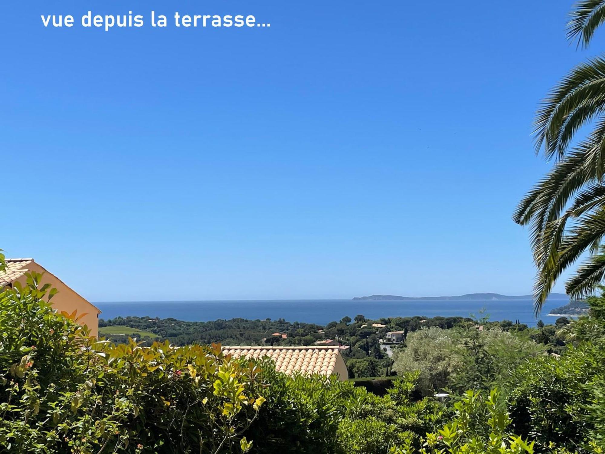 Appartement Rdc Terrasse Vue Panoramique Mer La Croix-Valmer Buitenkant foto